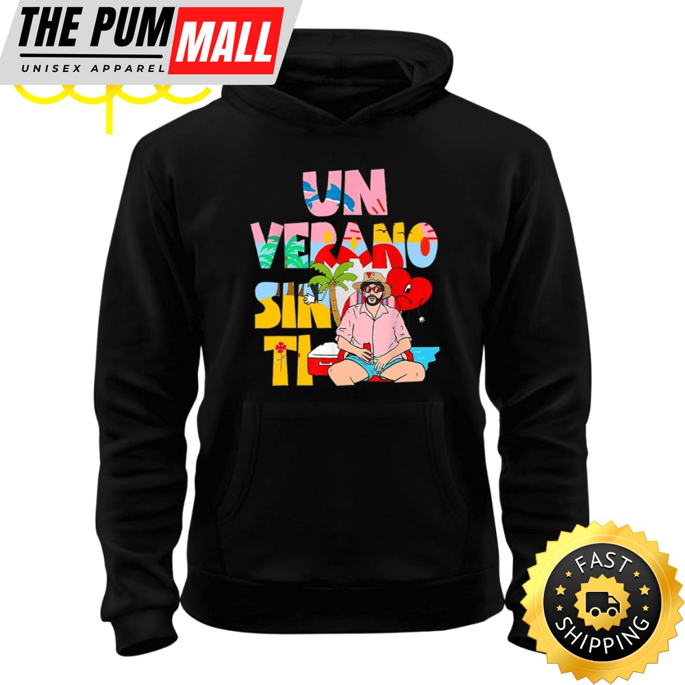 Bad Bunny Sweatshirt Un Verano Worlds Tour Sin Ti Merch Hoodie