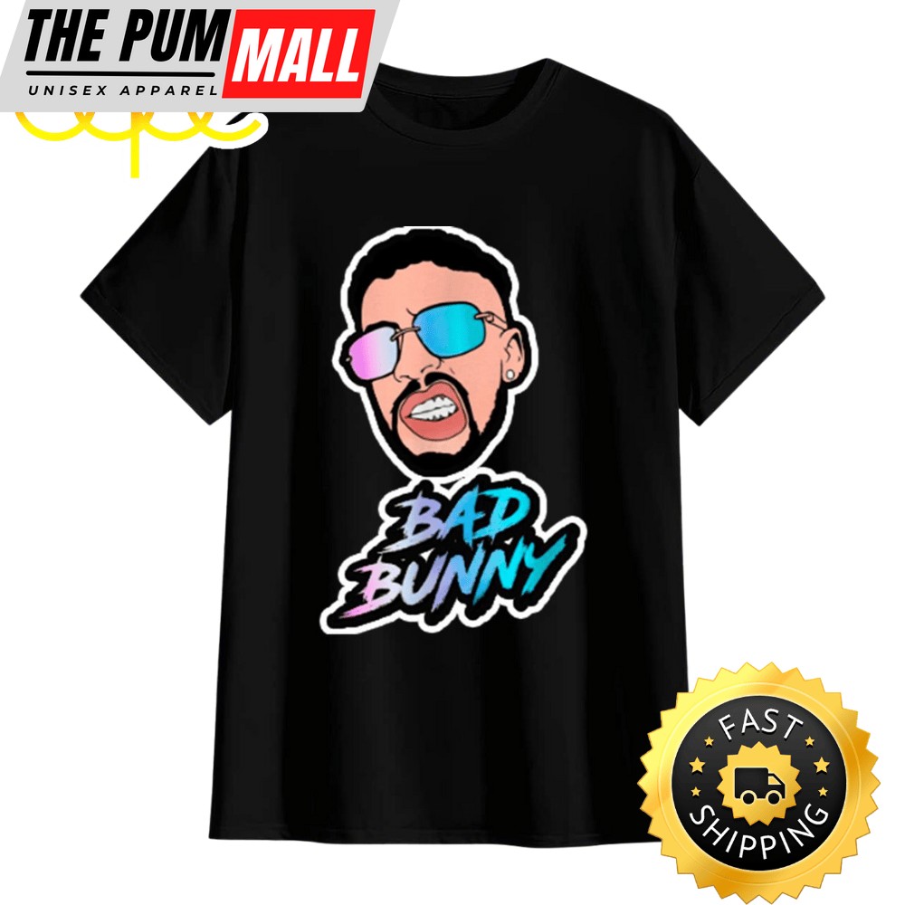 Bad Bunny T Shirt Chibi