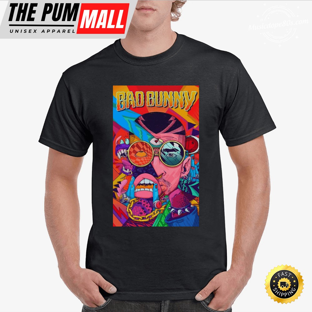 Bad Bunny T-Shirt Rapper Rap Style
