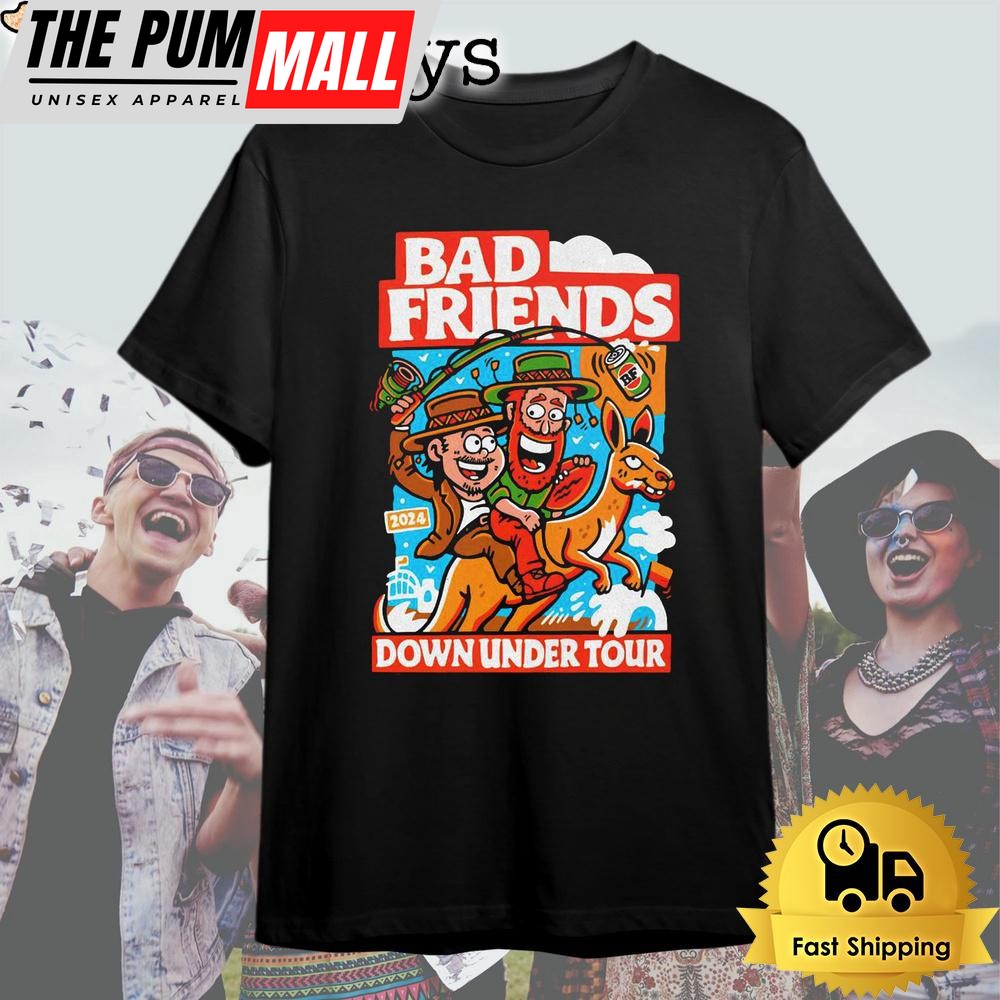 Bad Friends Tour On November 2024 Down Under T Shirt