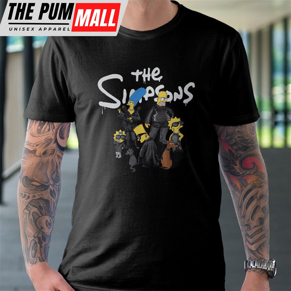 Balenciaga X The Simpsons Cartoon Design Unisex T-shirt