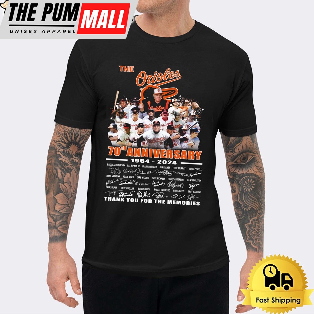 Baltimore Orioles 70th Anniversary Unisex T-Shirt