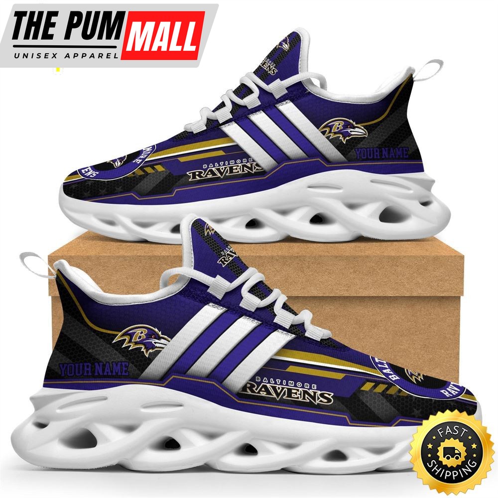 Baltimore Ravens Max Soul Sneakers Trending Summer