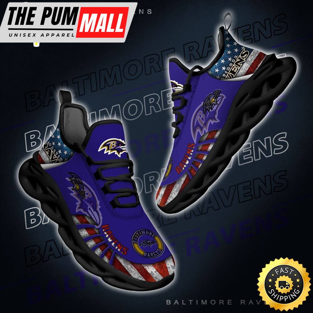 Baltimore Ravens NFL Clunky Shoes New Style For Fans