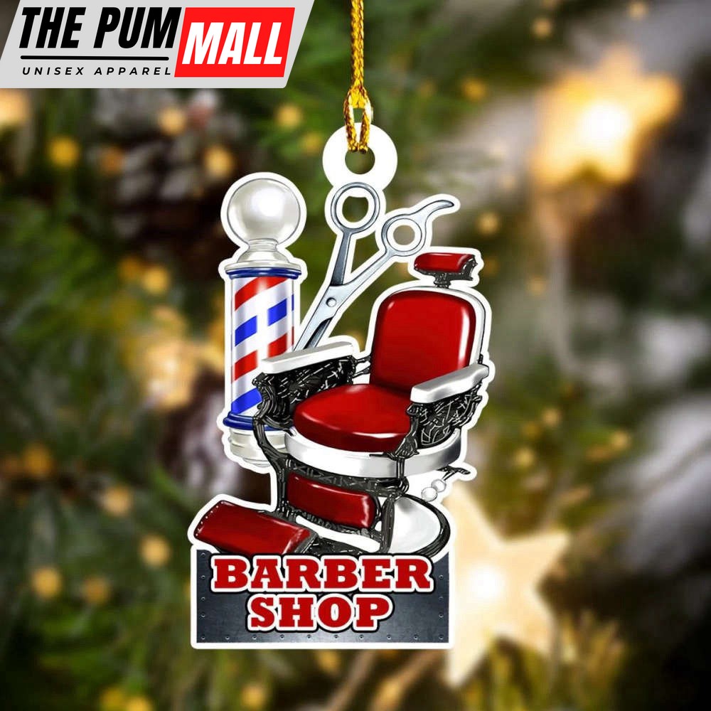 Barber Ornament Barber Shop Christmas Ornaments Decoration Gift Ideas Limited Edition