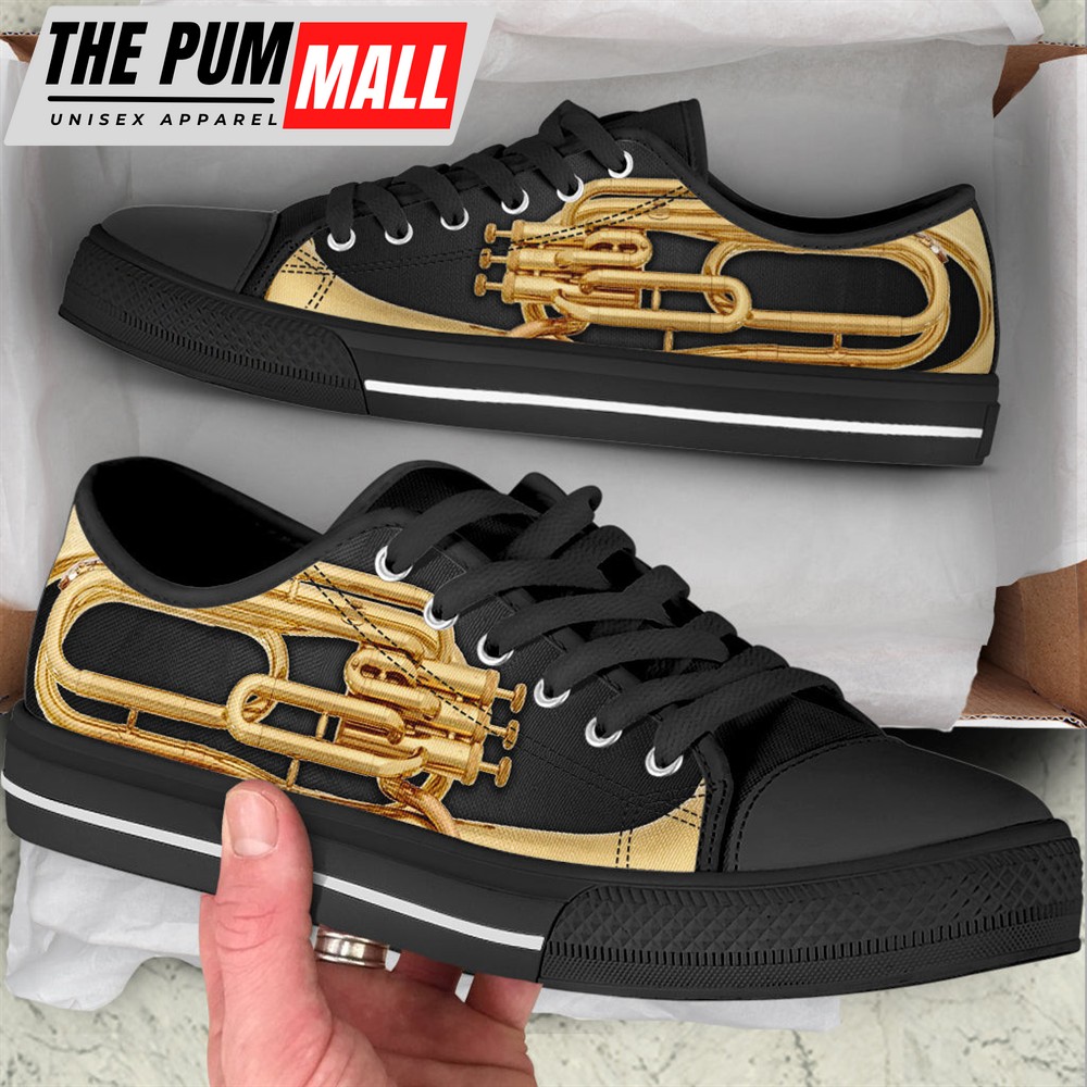 Baritone Horn Shortcut Low Top Music Fashion Shoes – Gift Comfortable Walking Lightweight Casual Shoes Malalan