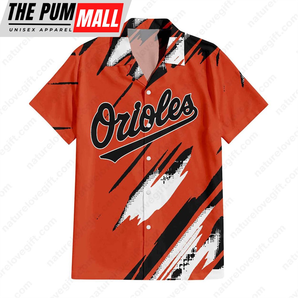 Baseball MLB Baltimore Orioles Hawaiian Shirt