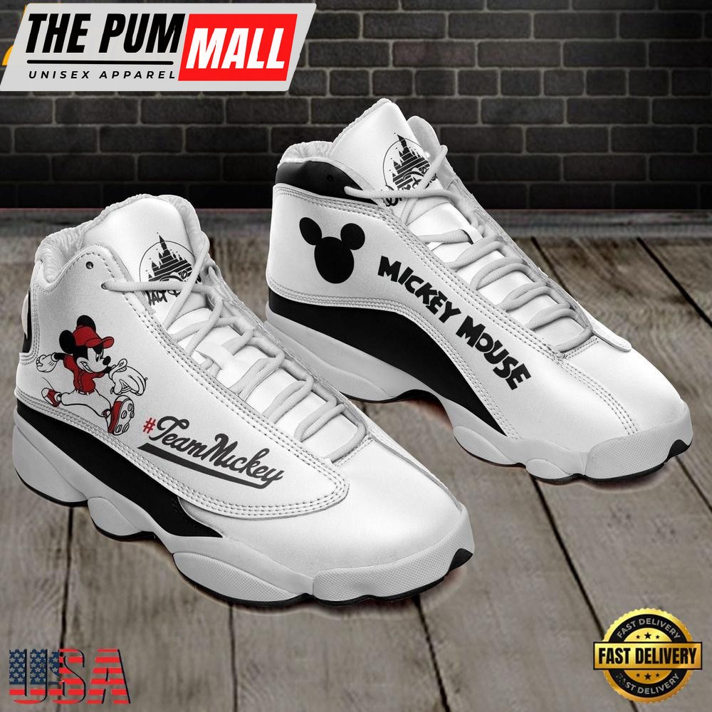 Baseball Pitcher Team Mickey, Mickey House Jd13 Sneaker Shoes