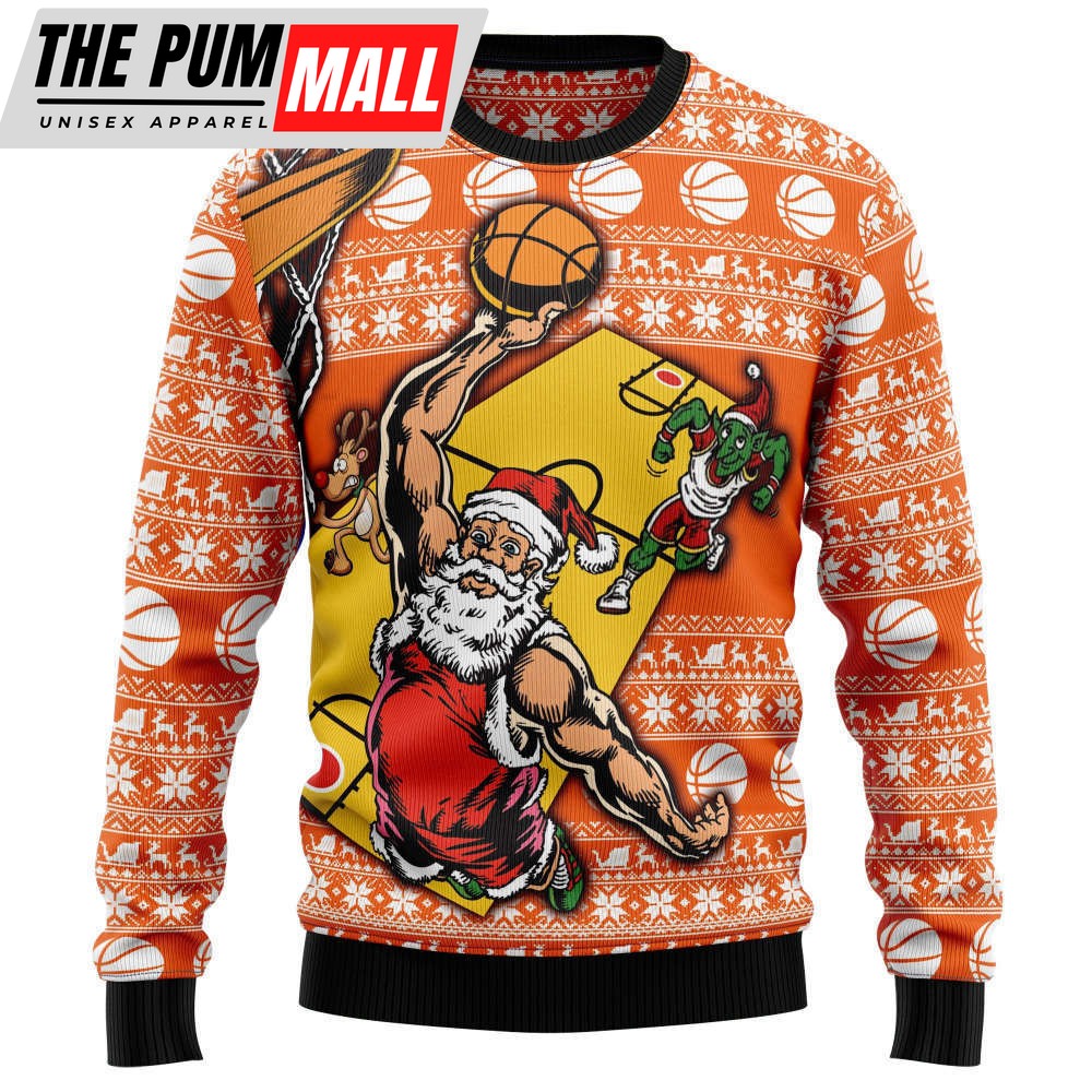 Basketball HT92803 Ugly Christmas Sweater – Noel Malalan Signature