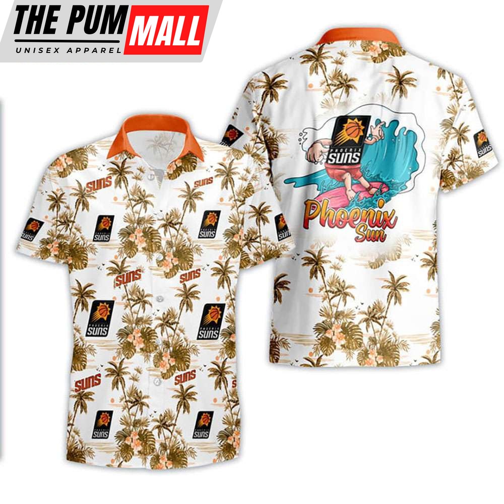 Basketball Phoenix Suns Logo Surfing Summer Hawaiian Shirt