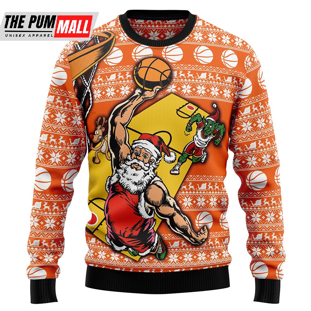 Basketball Ugly Christmas Sweater Unisex Sweater Christmas Outfit
