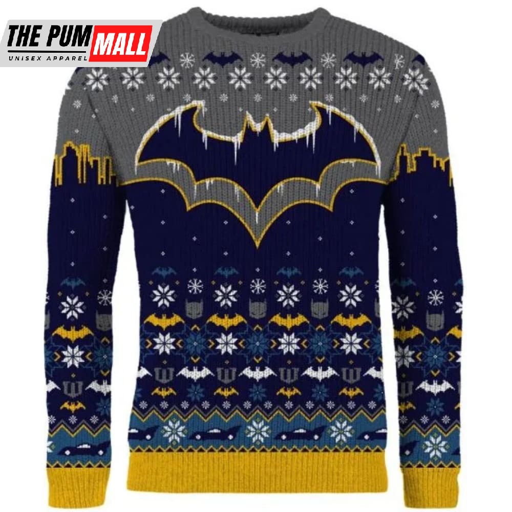 Batman Frosty Festivities Ugly Christmas Sweater