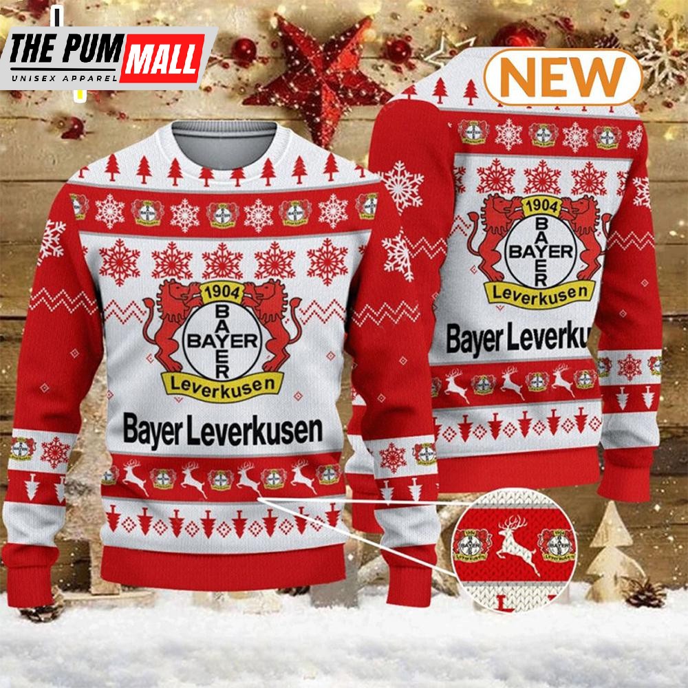 Bayer Leverkusen 3D Ugly Christmas Sweater Shirt, Sweatshirt