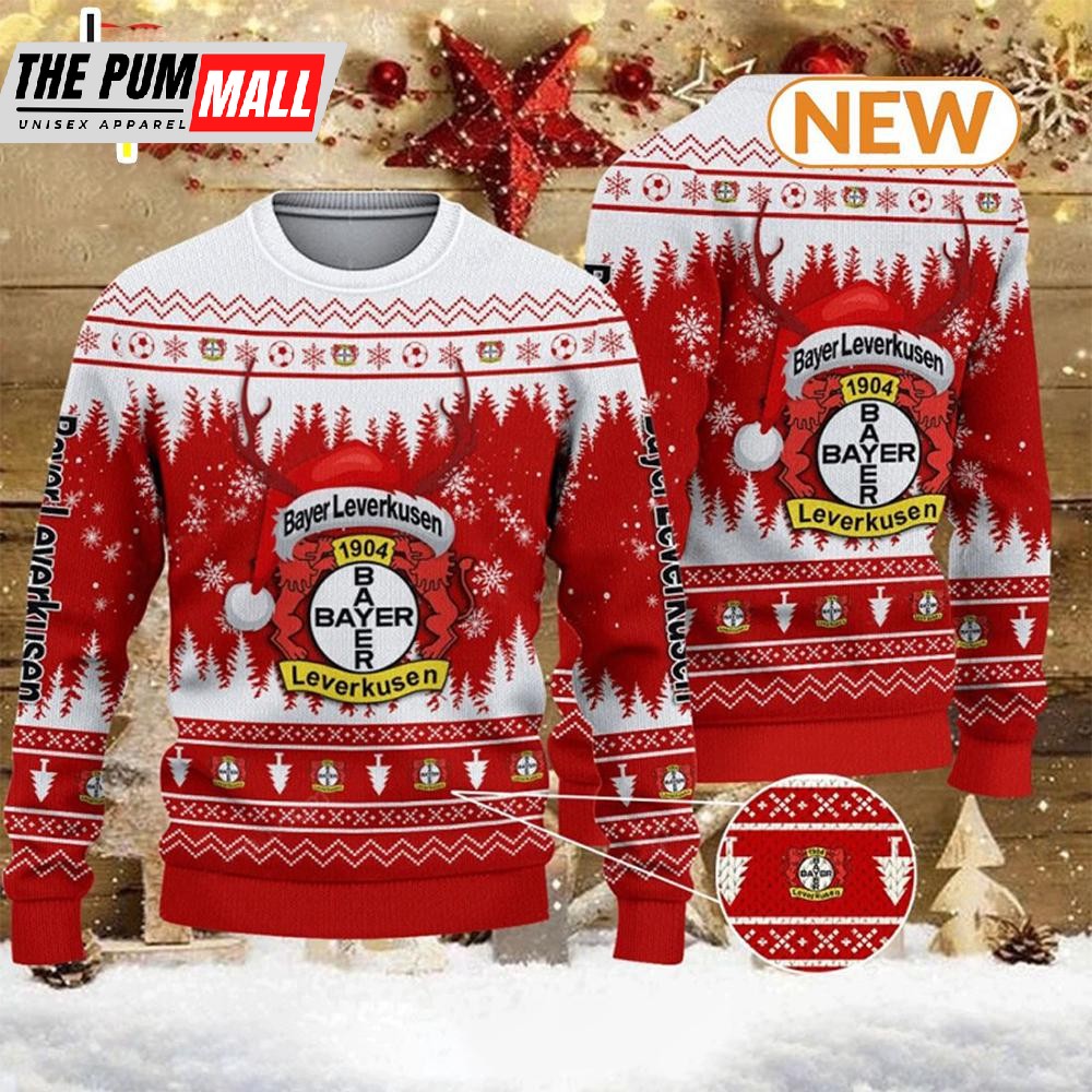 Bayer Leverkusen Ugly Christmas Sweater Shirt, Sweatshirt