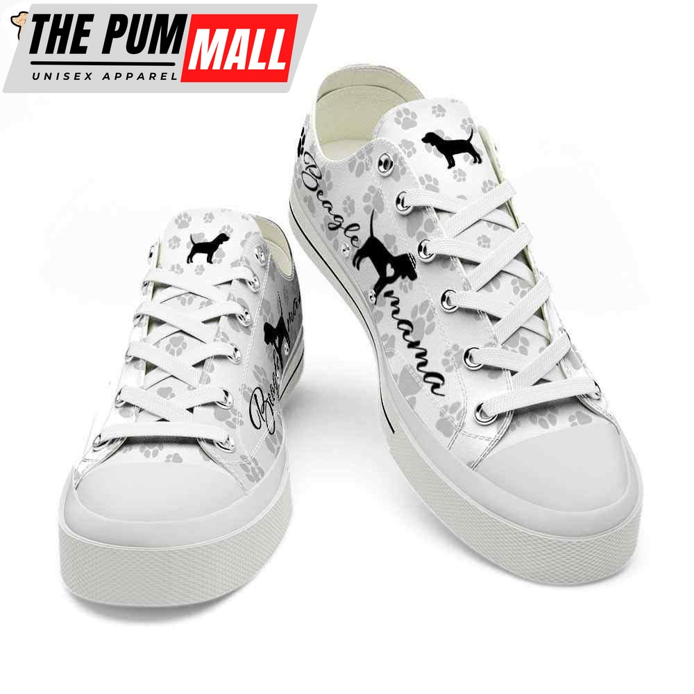 beagle-paws-pattern-low-top-shoes-happy-international-dog-day-canvas-sneaker-7f665nsv Beagle Paws Pattern Low Top Shoes – Happy International Dog Day Canvas Sneaker – Owners Gift Dog Breeders