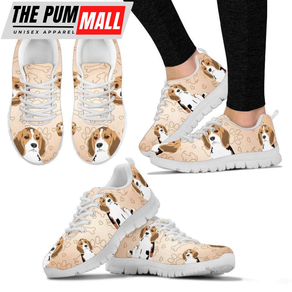 Beagle Women’s Sneakers For Men Women Comfortable Walking Running Lightweight Casual Shoes
