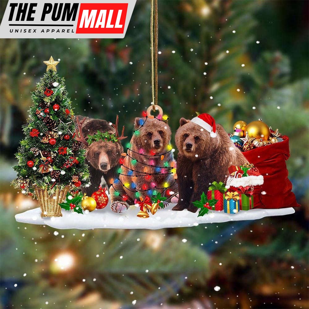 Bear Christmas Ornament Cute Bear Christmas Decorations For Xmas Tree 2023 Gift Ideas Limited Edition