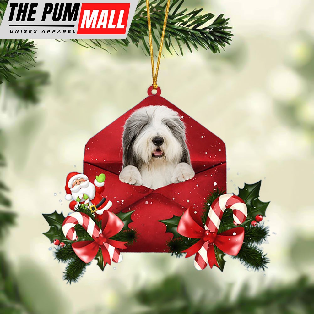 Bearded Collie Christmas Letter Ornament – Car Ornament – Gifts For Pet Owners Limited Edition