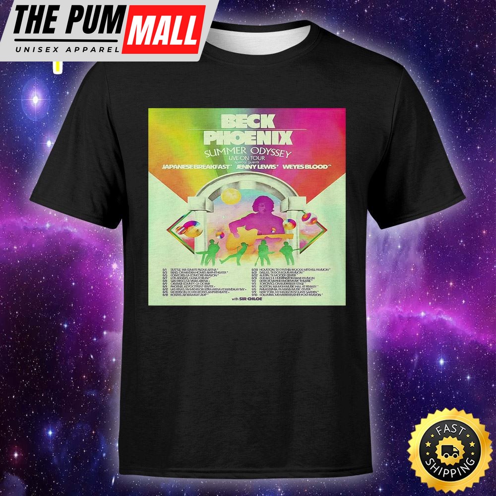 Beck And Phoenix Announces Summer 2025 Co-Headlining Tour Dates Unisex T-Shirt