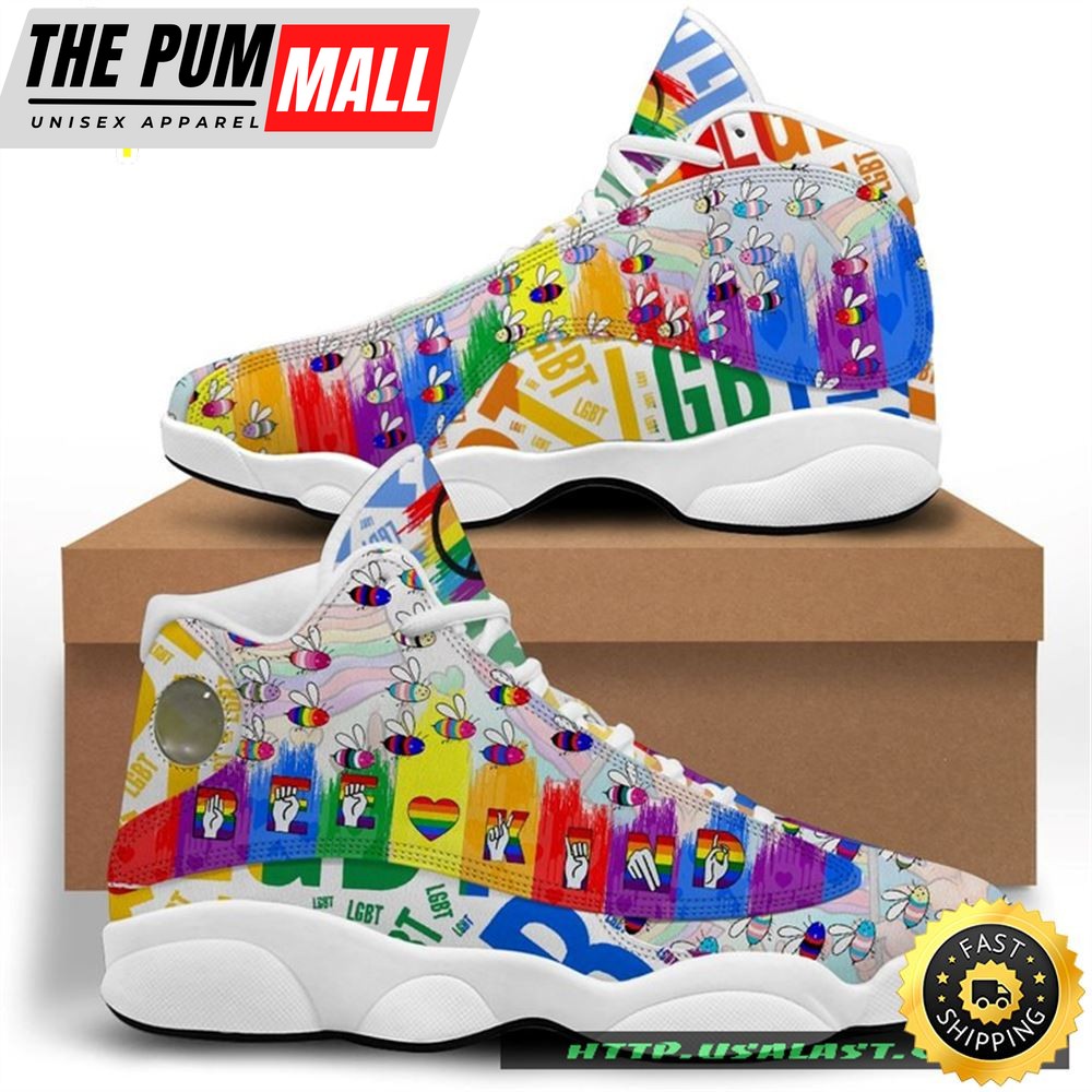 Bee Kind LGBT Air Jd 13 Shoes Sneaker