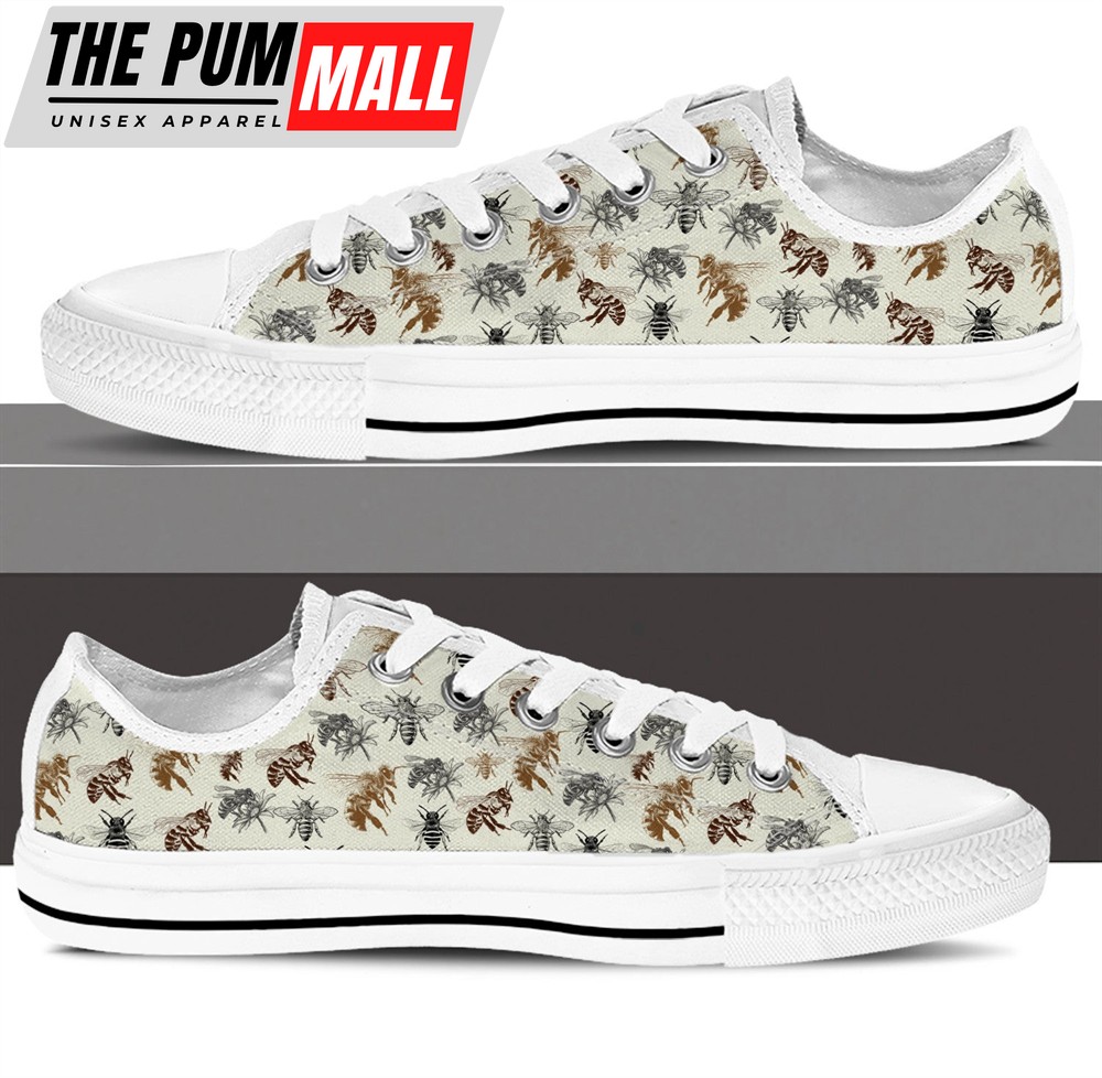 bee-low-top-shoes-sneaker-for-pet-walking-lowtop-casual-shoes-gift-for-adult-ouszktmx Bee Low Top Shoes – Sneaker For Pet Walking – Lowtop Casual Shoes Gift For Adults