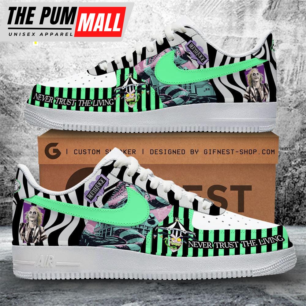 Beetlejuice Air Force 1 Sneaker  Gift For Christmas
