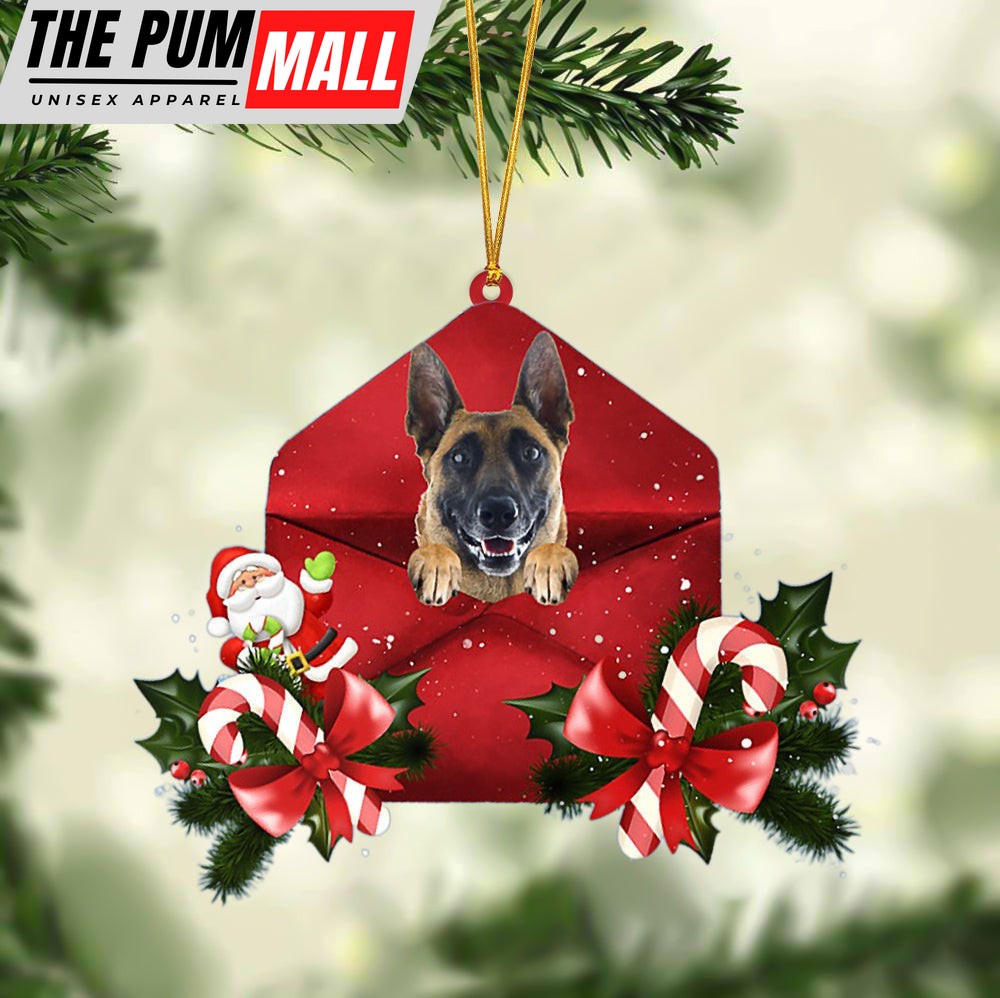 Belgian Shepherd Christmas Letter Ornament – Car Ornament – Gifts For Pet Owners Limited Edition