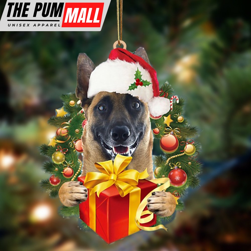Belgian Shepherd Give Gifts Hanging Ornament – Flat Acrylic Dog Ornament – Dog Lovers Gifts For Him Or Her Limited Edition