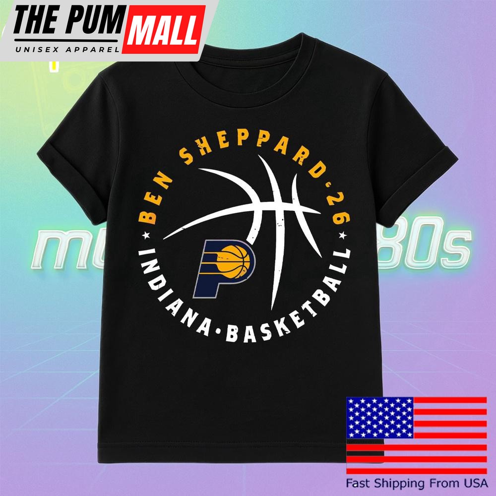 Ben Sheppard Indiana Pacers Basketball Player Ball T Shirt