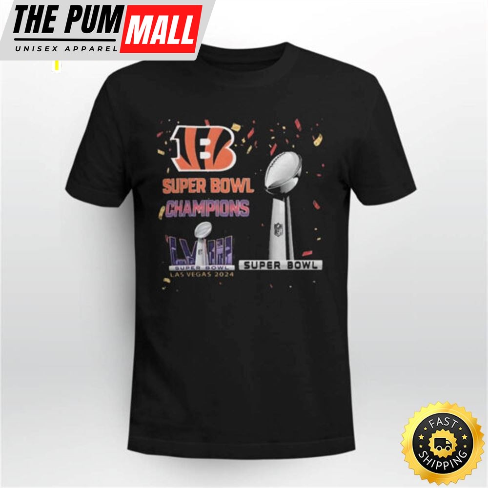 Bengals Super Bowl Champions Lviii Las Vegas 2025 Shirt