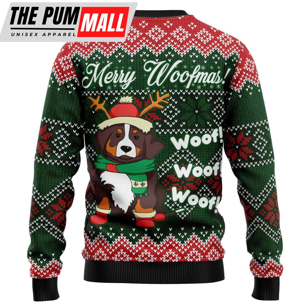 bernese-mountain-dog-woofmas-ugly-christmas-sweater-festive-canine-apparel-for-51k96gwe Bernese Mountain Dog Woofmas Ugly Christmas Sweater: Festive Canine Apparel for the Holidays