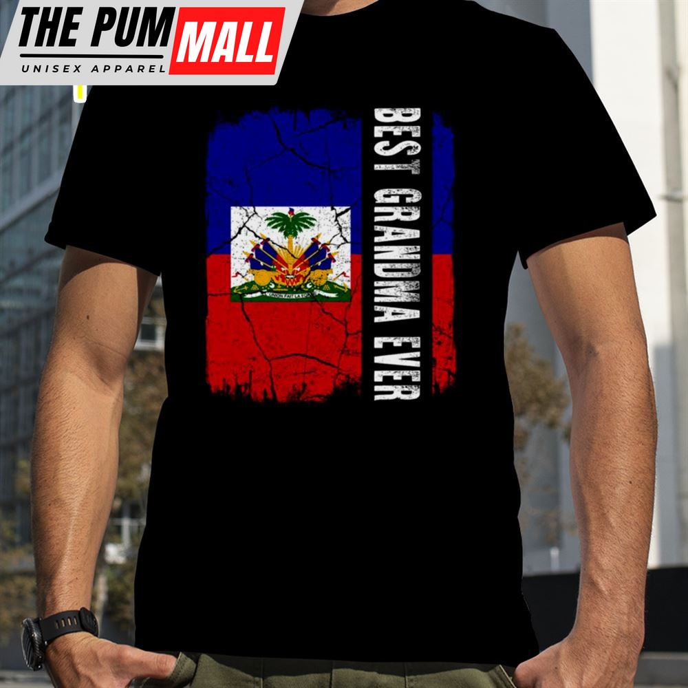 Best Haitian Grandma Ever Haiti Flag Mothers Day Shirt