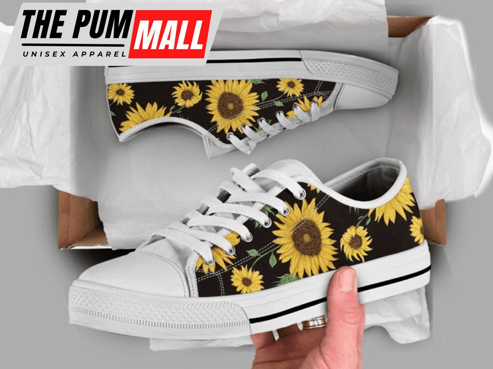 Best Sunflower Shoes Sunflower Cute Low Top Shoes Sneaker PN205182Sb