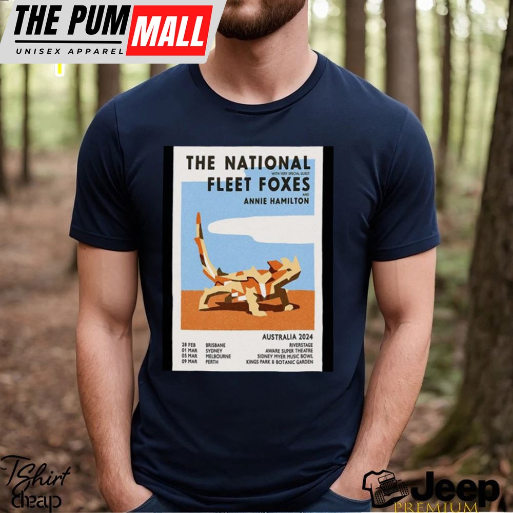 Best The National Australia 2025 Tour Poster Shirt