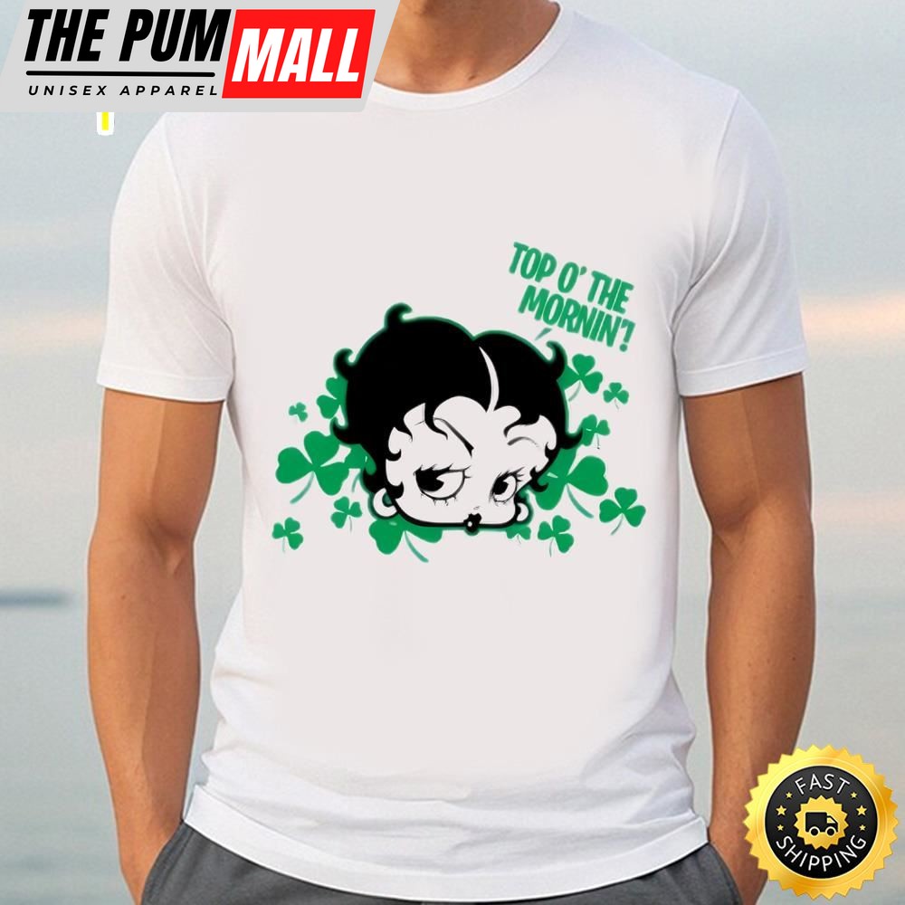 Betty Boop Cartoon Irish St Patricks Day Shirt