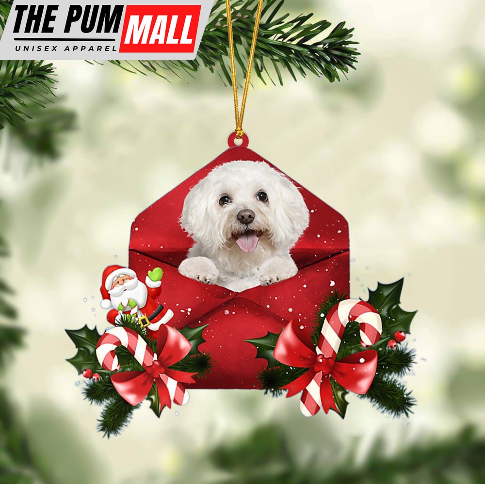 Bichon Christmas Letter Ornament – Car Ornament – Gifts For Pet Owners Limited Edition
