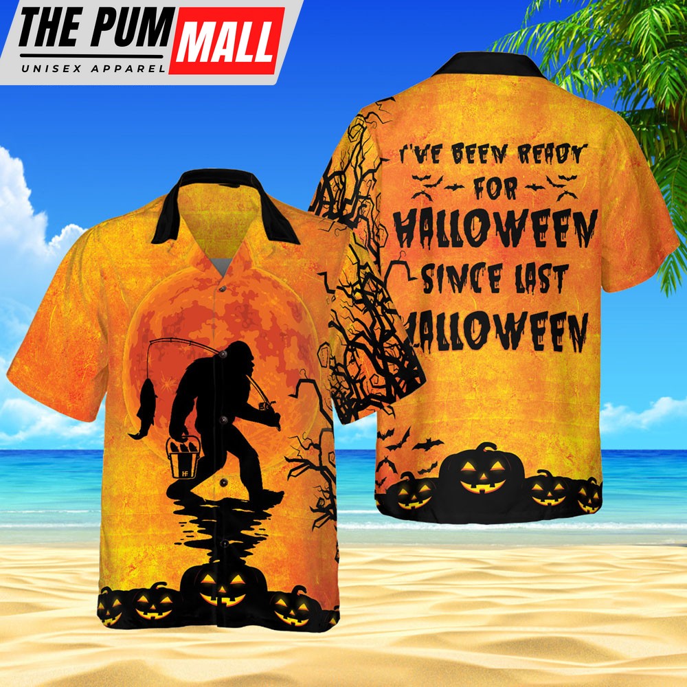 Big Foot Has Been Ready For Halloween Hawaiian Shirt