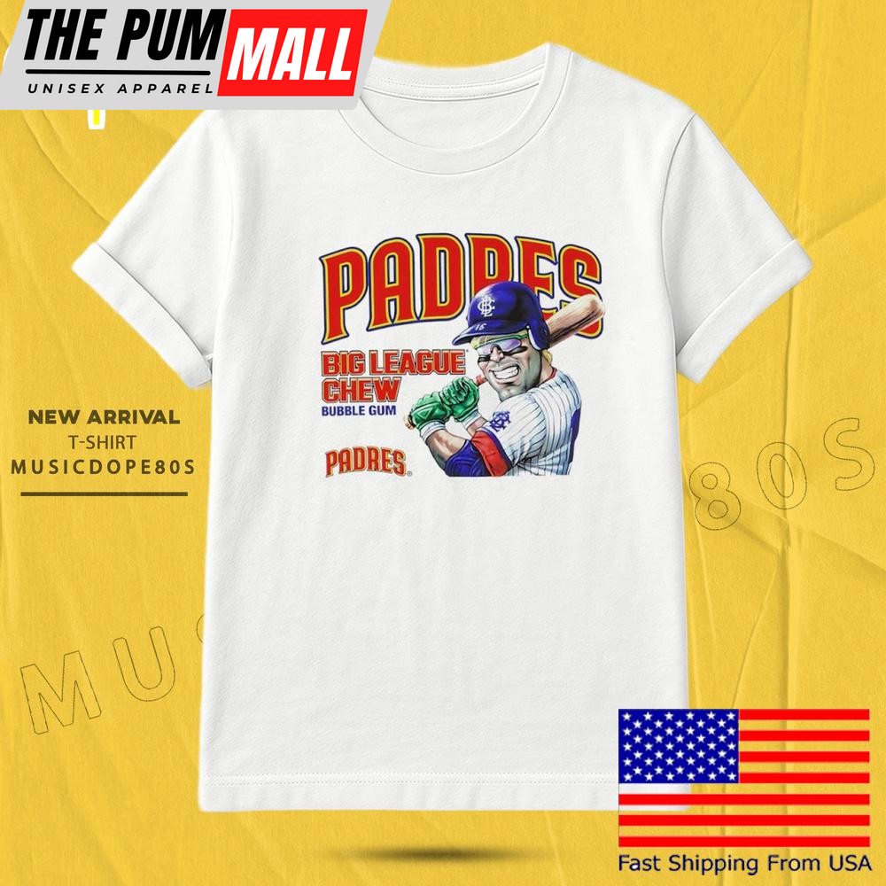 Big League Chew Bubble Gum San Diego Padres T Shirt