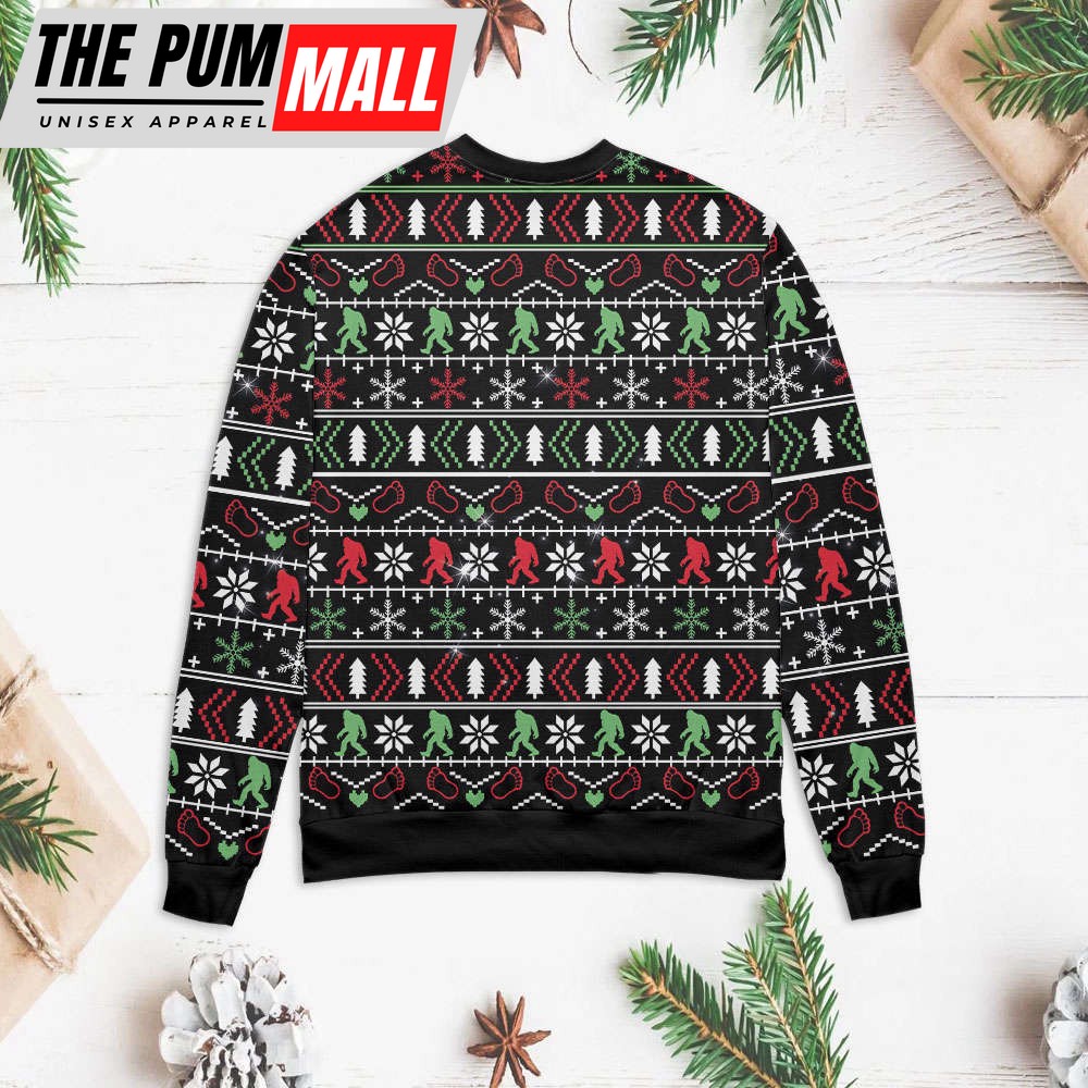 bigfoot-christmas-sweater-ugly-christmas-sweater-gift-for-men-and-women-243k2w4s Bigfoot Christmas Sweater, Ugly Christmas Sweater Gift For Men And Women