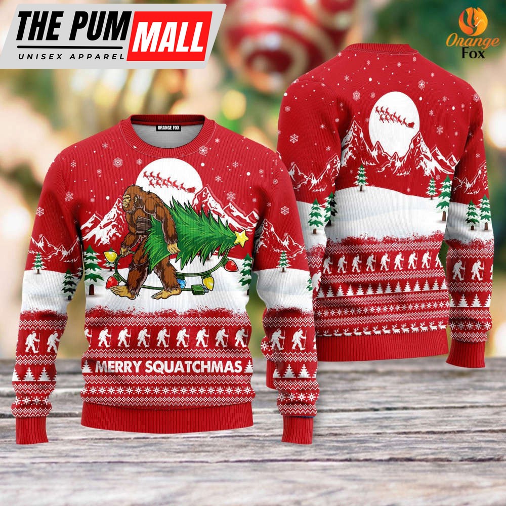 bigfoot-mery-squatchmas-ugly-christmas-sweater-for-gift-for-christmas-uh1407-6r8cbe49 Bigfoot Mery Squatchmas Ugly Christmas Sweater For – Gift For Christmas UH1407