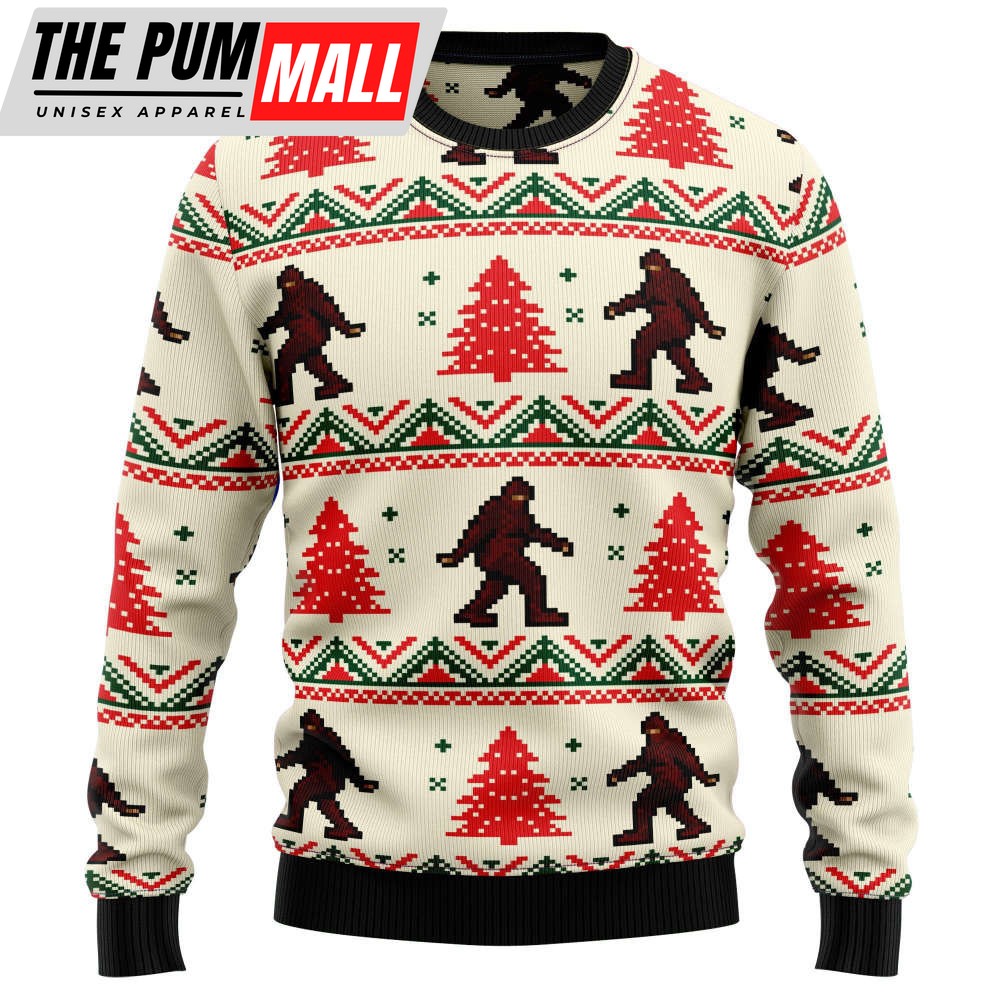 Bigfoot ugly Christmas sweater – Gift for Christmas
