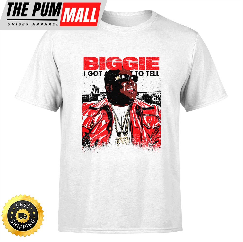 Biggie I Got A Story To Tell Poster Film T-Shirt