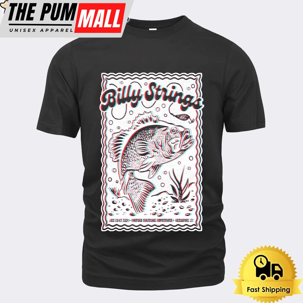 Billy Strings At Hartford HealthCare Amphitheater Bridgeport CT On July 26-27 2024 Unisex T-Shirt