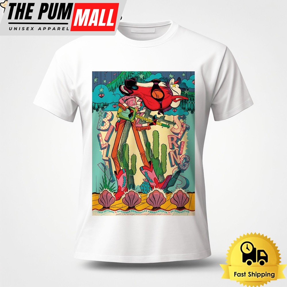 Billy Strings July 26 2024 Hartford HealthCare Amphitheater Bridgeport CT Unisex T-Shirt