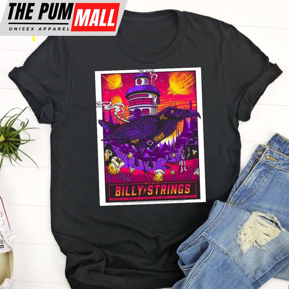 Billy Strings Multiple Cities 24 Mazza Tour 2025 Unisex T-Shirt