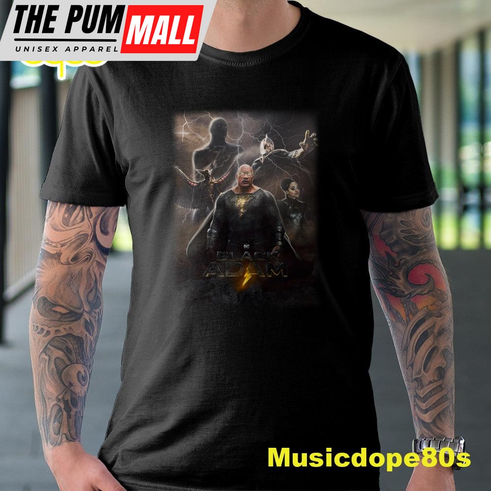 Black Adam 2025 The Rock Johnson New Film Unisex Tshirt