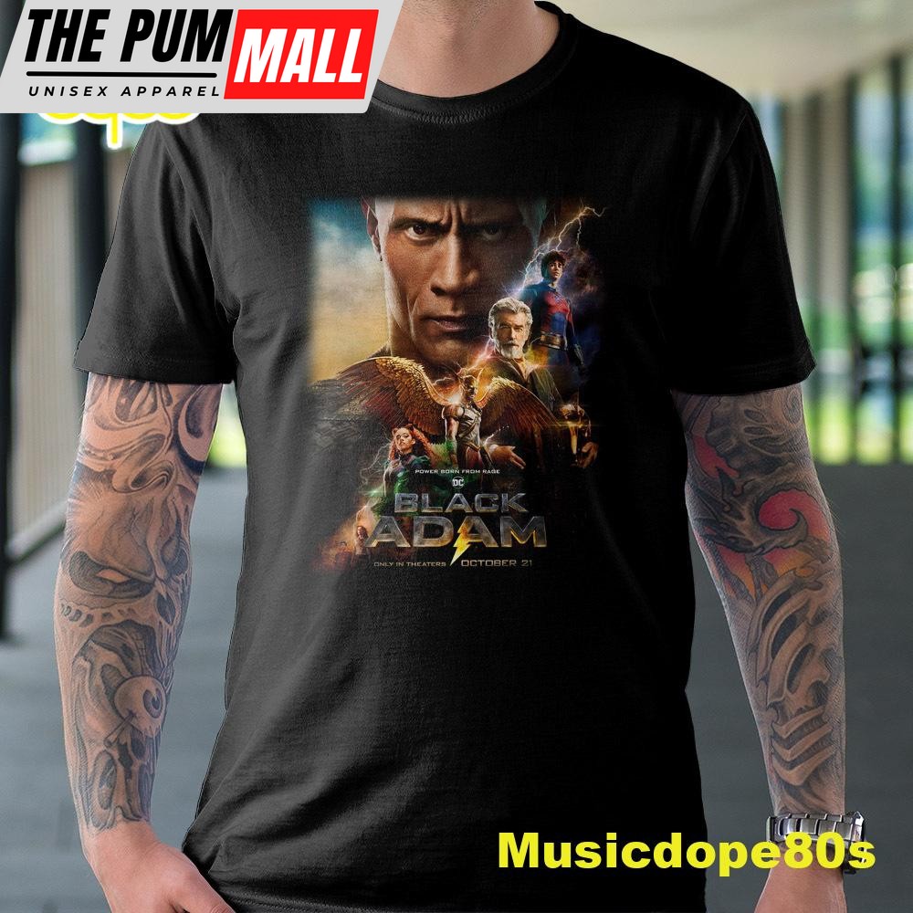 Black Adam Comics Movie 2025 Unisex T-Shirt