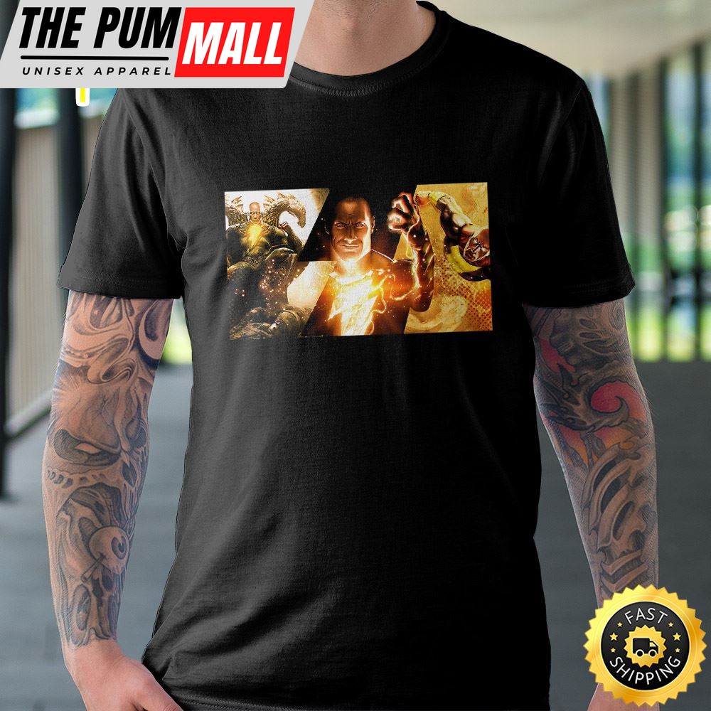 Black Adam Poster Printed T-shirt