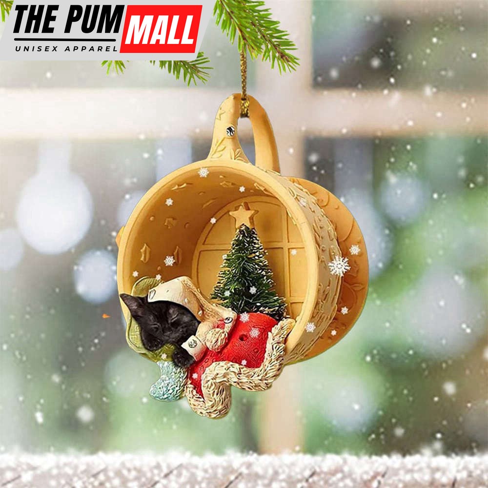 Black Cat Christmas Ornament Cat Lover Cute Ornaments For Christmas Tree Limited Edition