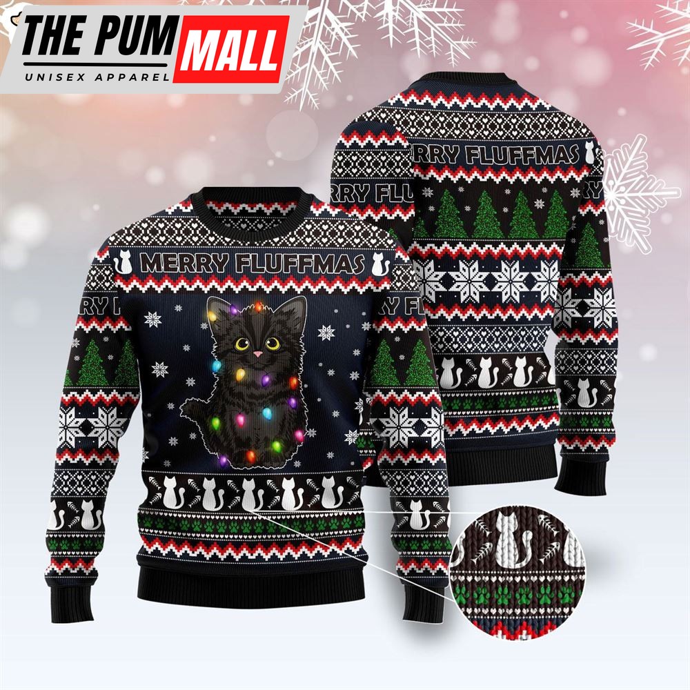 black-cat-fluffmas-ugly-christmas-sweater-lover-xmas-sweater-gift-dog-memori-ggpomkao Black Cat Fluffmas Ugly Christmas Sweater – Lover Xmas Sweater Gift – Dog Memorial Gift